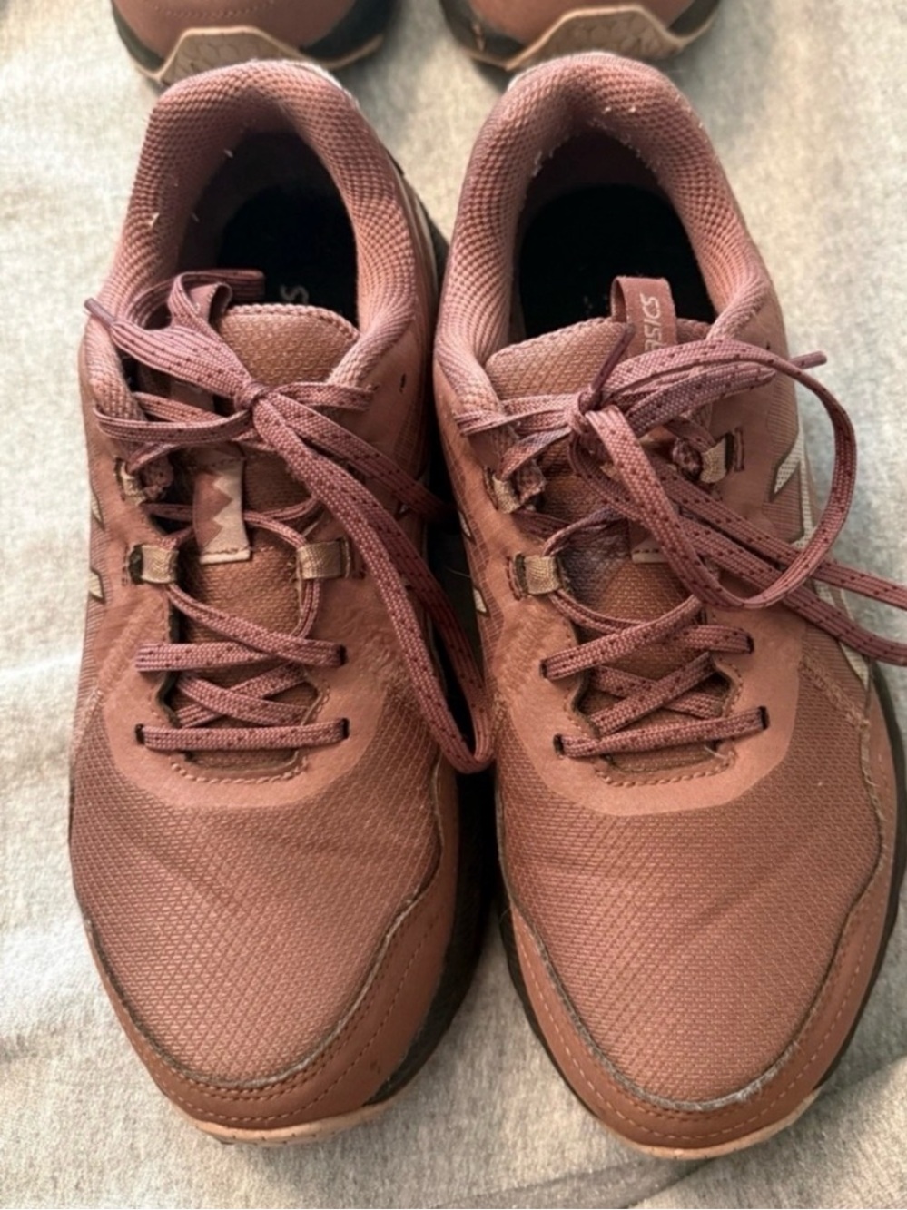 2 pairs of Asics Women's Trail Sneakers in Dusty Mauve 10 Ventures